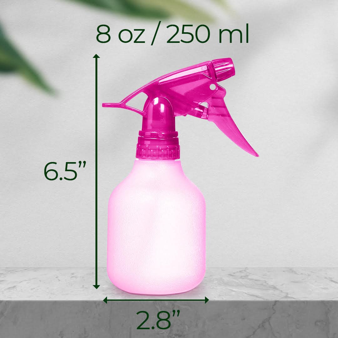 Rayson Refillable Fine Mist Spray Bottle – Trigger Sprayer for Hair Styling, Plant Watering & Pet Care – 1 Pack, Pink