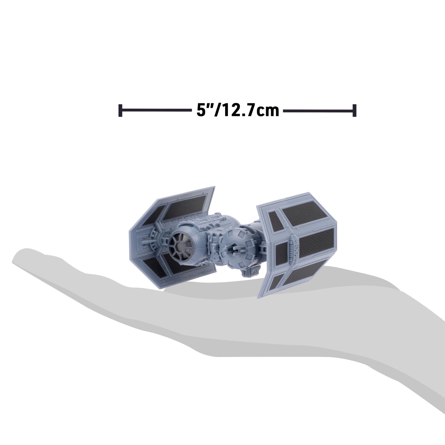 Star Wars Micro Galaxy Squadron TIE Bomber (Armada Edition) - 5-Inch Vehicle with Dual Cockpits, Bomb Bay, and 1-Inch Micro Figure Accessory