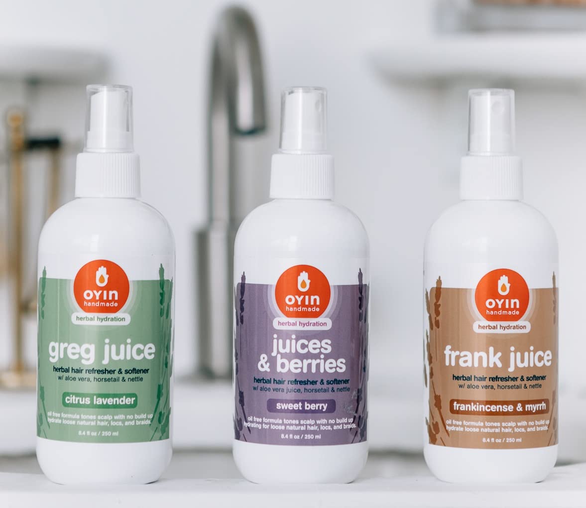 Oyin Handmade Frank Juice Herbal Leave-In Hair Tonic, 250ml