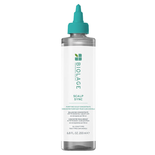 Biolage Scalp Sync Purifying Concentrate - Exfoliating & Clarifying Dry Scalp Treatment, Refreshing & Reinvigorating, Fermented Tea Blend & Glycolic Acid