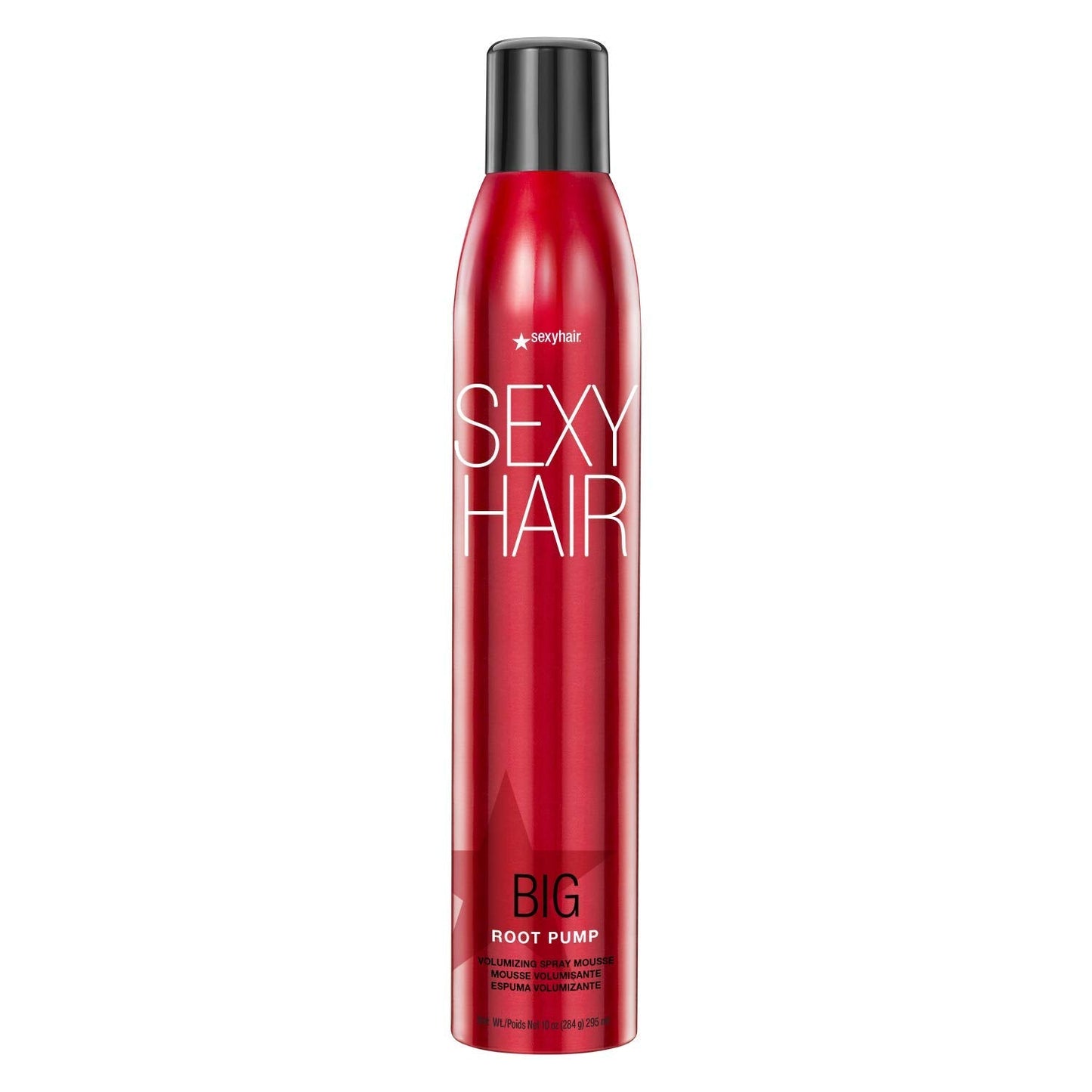 SexyHair Big Root Pump Volumizing Spray Mousse, 10 Oz | Volume with Medium Hold | Up to 72 Hour Humidity Resistance