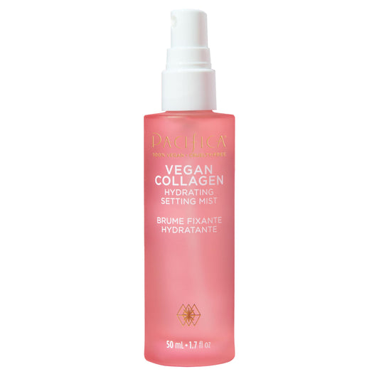 Pacifica Beauty Vegan Collagen Hydrating Setting Mist – Dewy, Illuminating Makeup Primer with Vegan Collagen & Squalane for Radiant, Soft-Focus Glow