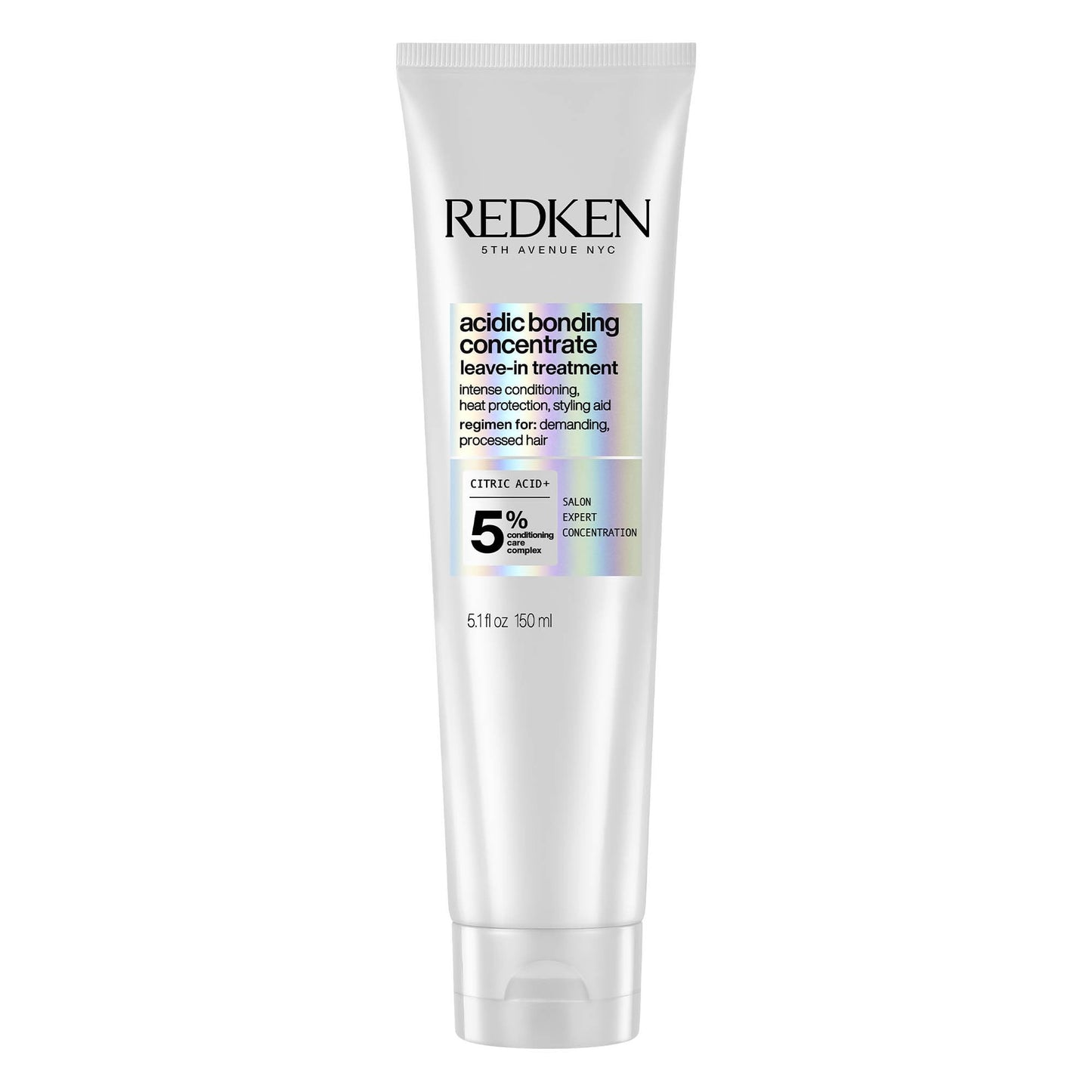 Redken Acidic Bonding Concentrate Leave-In Conditioner – Strengthens, Repairs & Protects Weak/Damaged Hair, Smooths & Heat Defense