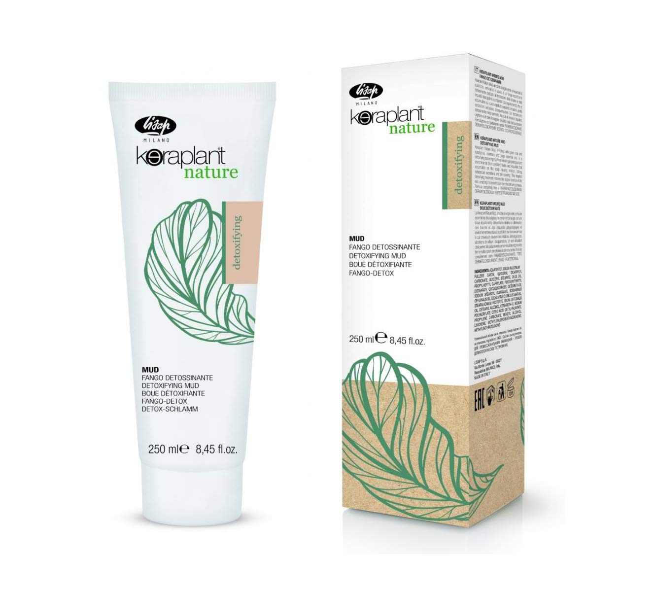 Lisap Keraplant Nature Detoxifying Mud, 250 ml./8.45 fl.oz.