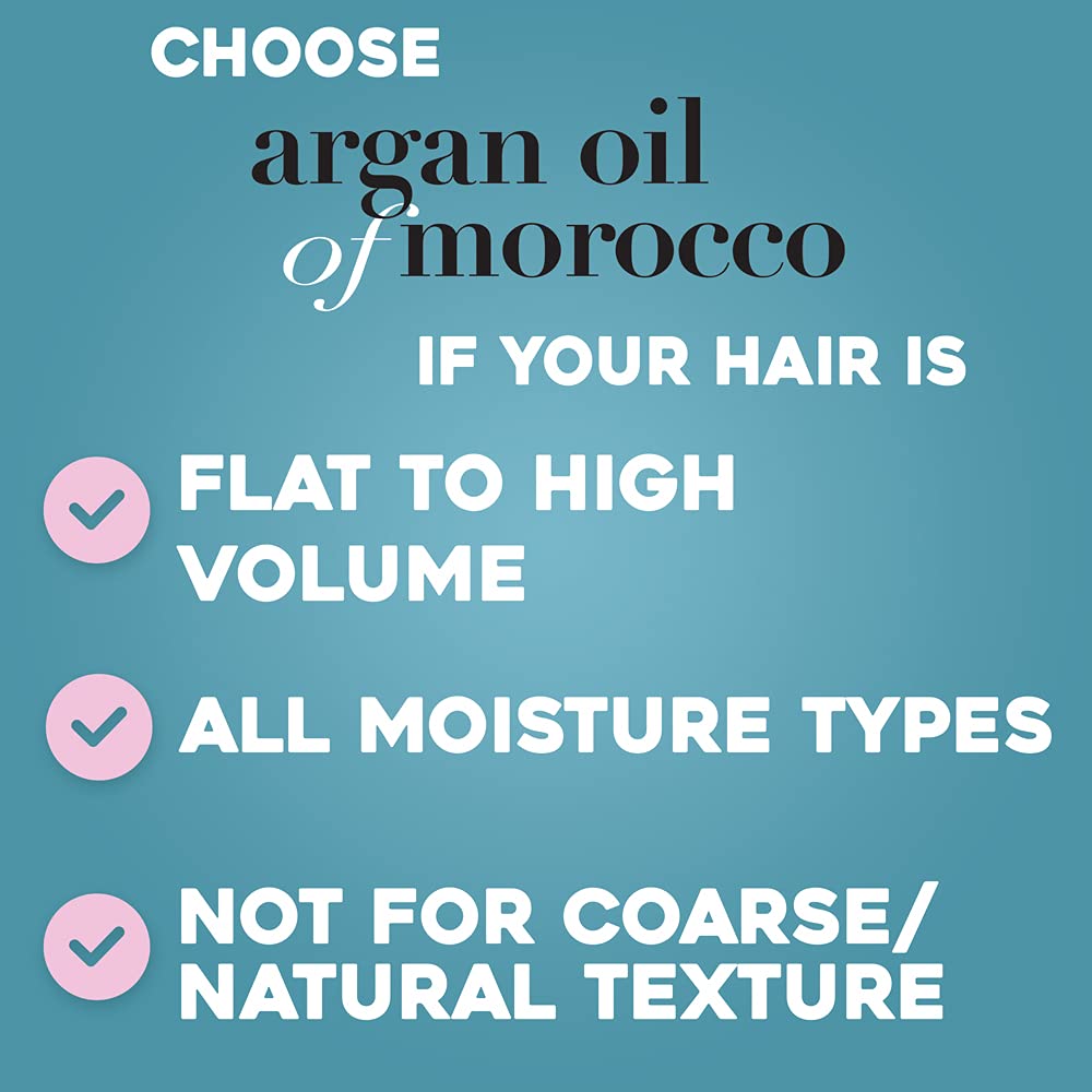 OGX Renewing + Argan Oil of Morocco Voluminous Mousse, 8 Ounce