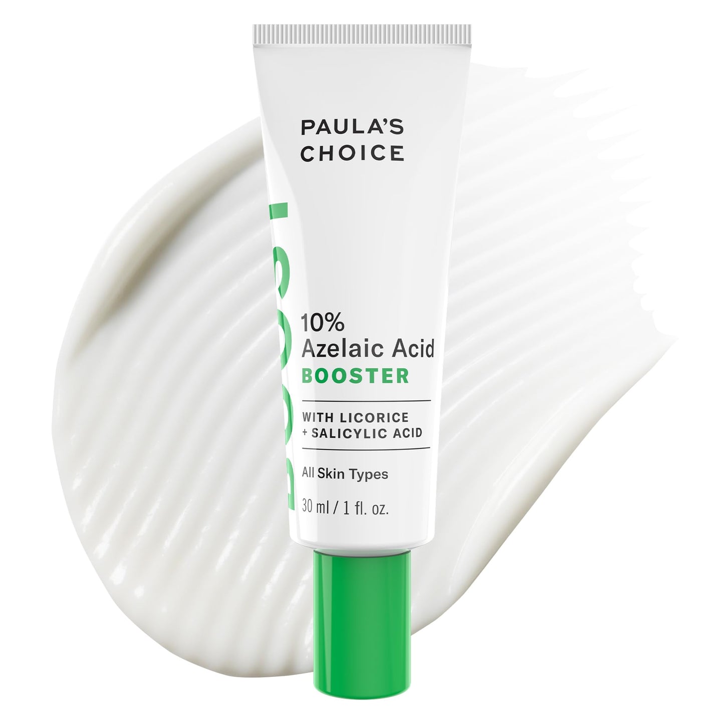 Paula's Choice BOOST 10% Azelaic Acid Booster Cream Gel Face Serum with Salicylic Acid, Oil-Free Skin Brightening Serum for Face, Fragrance-Free, 1oz