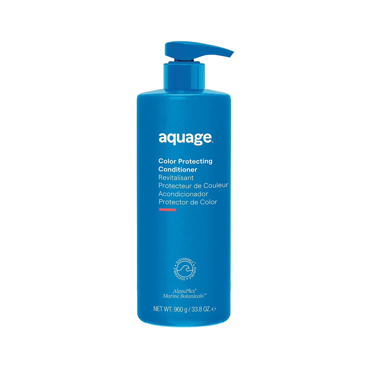 Aquage Color Protecting Conditioner 33.8 oz | Deep Moisturizing Formula with Sea Botanicals | Seals in Color, Restores Shine & Softness