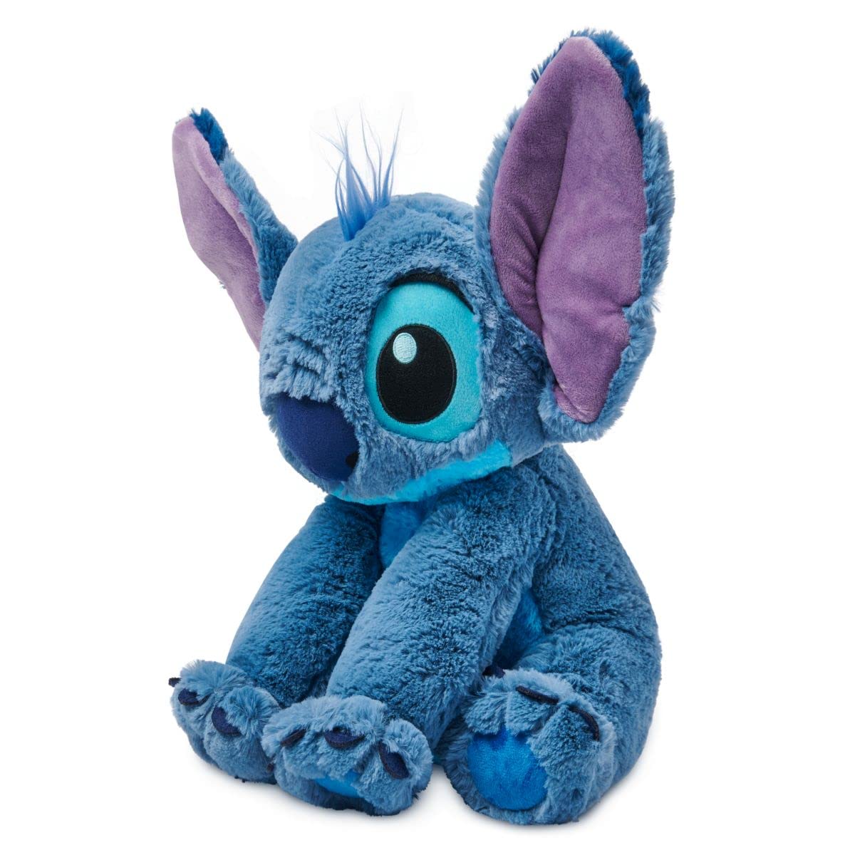 Disney Store Official Stitch Medium Plush Toy – Soft, Cuddly, Fuzzy Texture, Embroidered Details & Floppy Ears, Suitable for All Ages