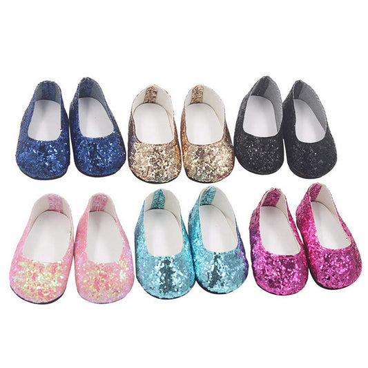 yijing Doll Accessories,Six Pair 18 Inch America Doll's Shoes,Suitable for 18 inch Doll（More Than 3 Months）