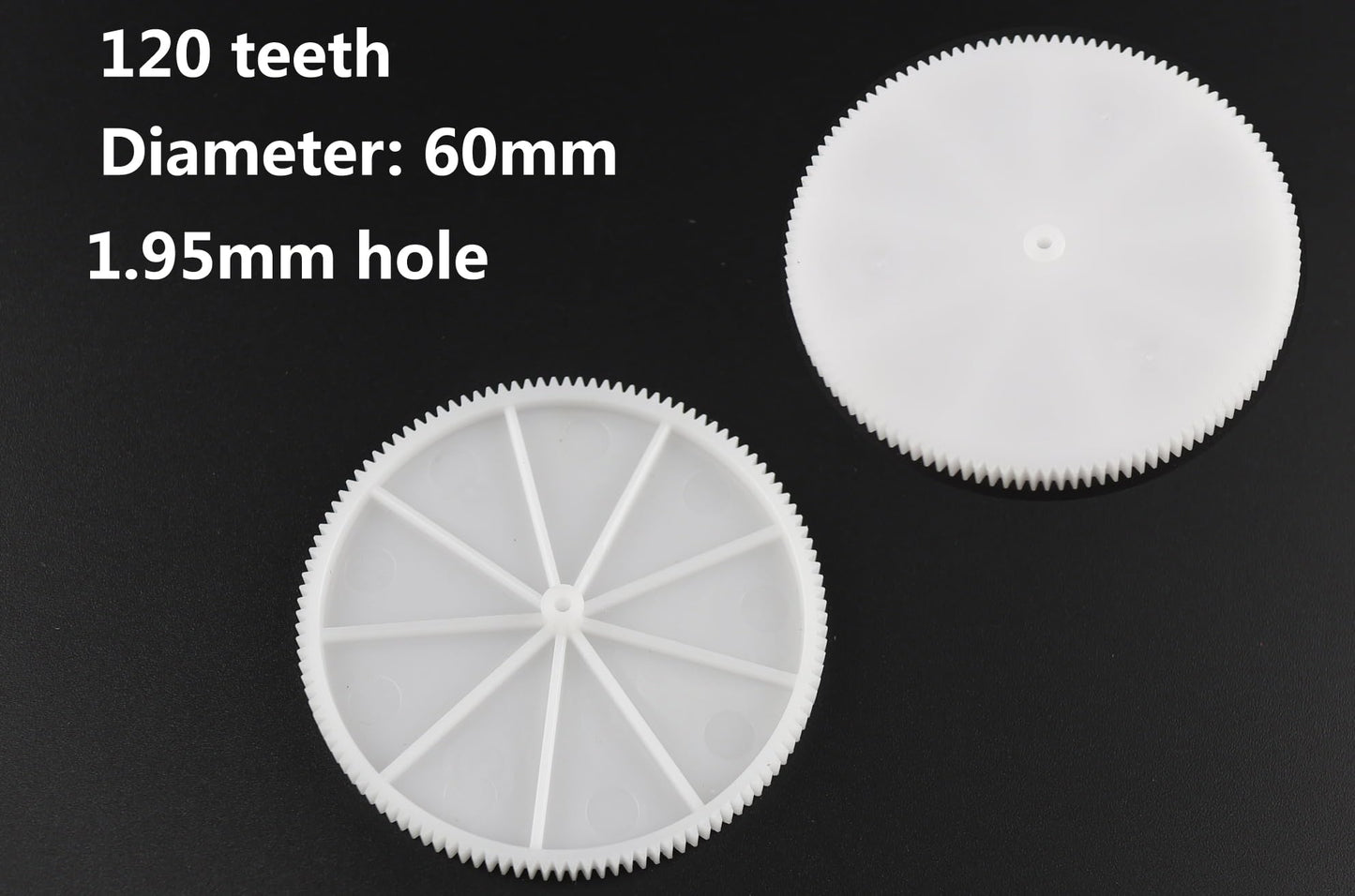 200pcs 0.5 Mold Plastic Motor Gears Small Set Plastic Crown Gear Single Double Reduction Gear Worm Gear Electric Motor