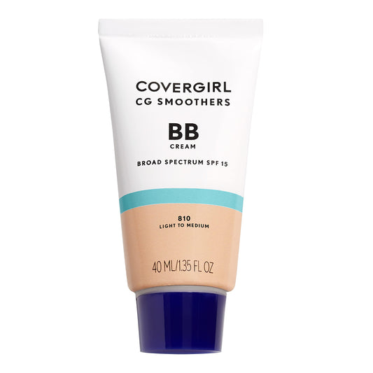 COVERGIRL Smoothers Lightweight BB Cream SPF, 1.35 fl oz – Light/Medium Skin, Blends Effortlessly, Improves Elasticity, Lightweight Formula