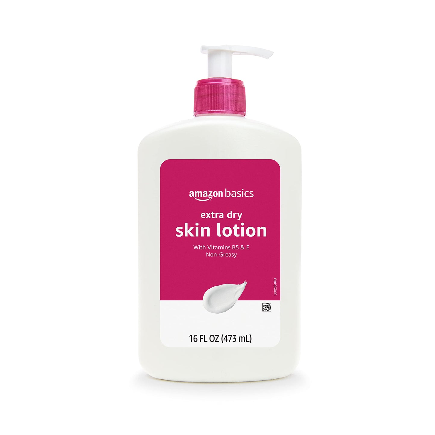 Amazon Brand - Solimo Extra-Dry Skin Lotion with Vitamins B5 & E, 16 fl oz