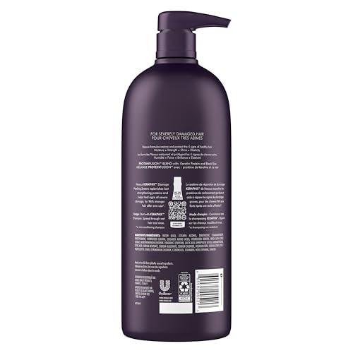 Nexxus Keraphix ProteinFusion Conditioner with Keratin Protein and Black Rice Conditioner for Damaged Hair 33.8 oz
