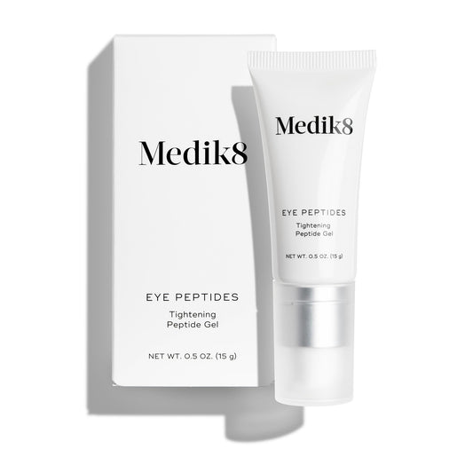 Medik8 Eye Peptides Gel - Daily Under Eye Gel - Anti Aging Serum - Hydrating Serum Gently Smooths Bags and Wrinkles - Vegan and Gluten Free - 0.5 oz