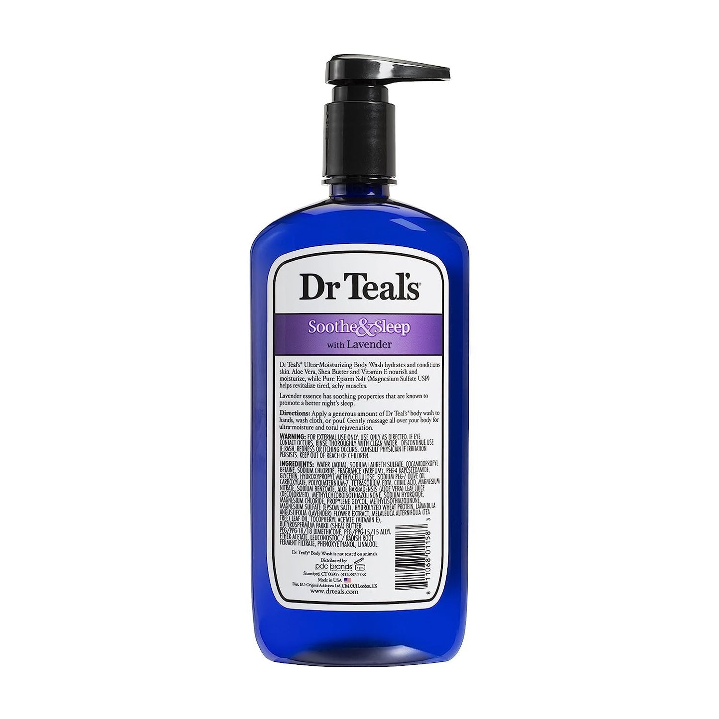 Dr Teal's Body Wash Gift Set, 3 x 24oz – Soothe & Sleep, Glow & Radiance, Relax & Relief with Lavender, Citrus & Eucalyptus