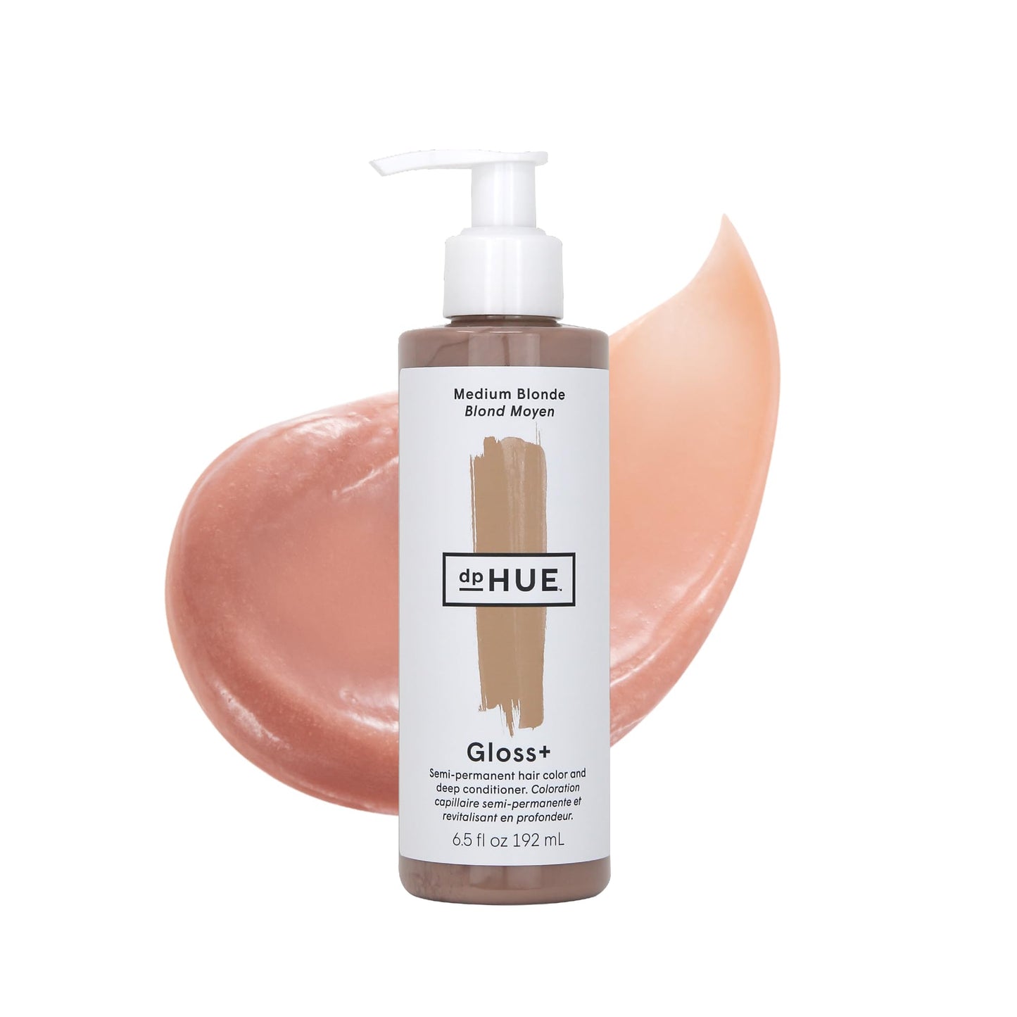 dpHUE Gloss+ Medium Blonde | Semi-Permanent Hair Color & Deep Conditioner | 6.5 oz | Lasts Up to 8 Washes | Vegan & Sulfate Free