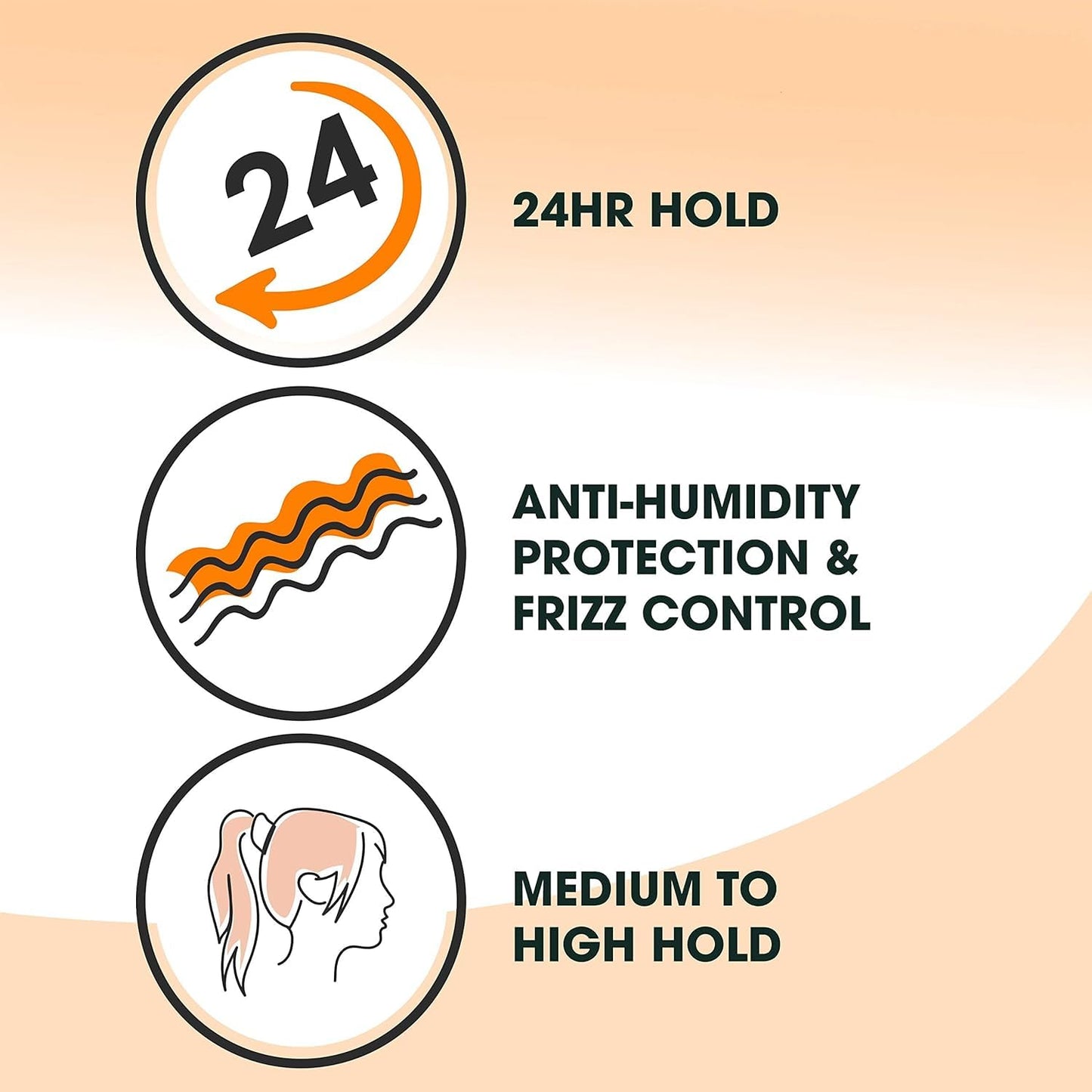 Garnier Fructis Style Sleek and Shine Anti-Humidity Hairspray, Ultra Strong Hold, Frizz Protection 8.25 Oz, 1 Count (Packaging May Vary)