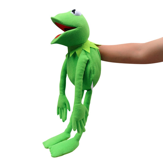 Kermit Frogs Hand Puppet, Frog Plush,The Muppets Show, Soft Frog Puppet Doll Suitable for Role Play -Green, 24 Inches