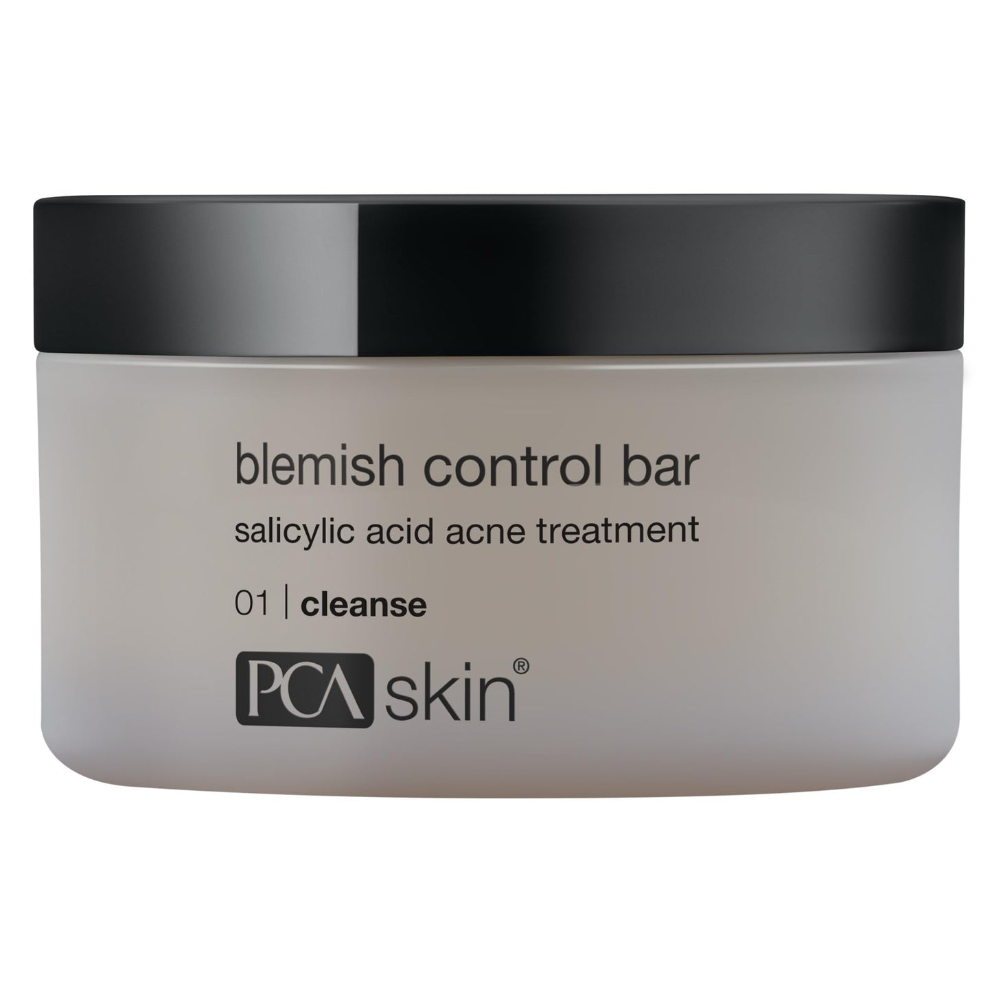 PCA SKIN Blemish Control Acne Cleanser Bar with 2% Salicylic Acid, Acne Wash for Face and Body, 3.2 fl oz Jar
