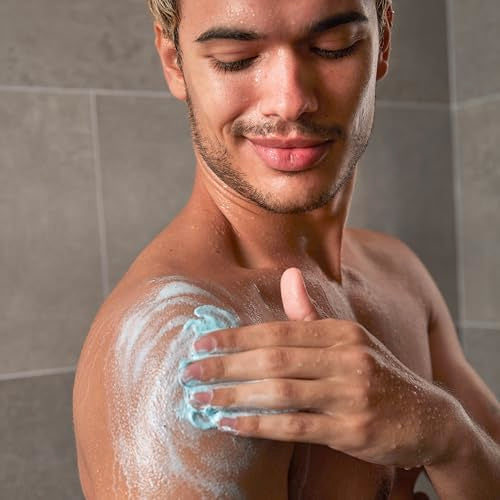 Dove Men+Care Eucalyptus Body & Face Scrub – Deeply Exfoliating, Hydrating & Nourishing, 100% Gentle, No Sulfates or Parabens, 9 oz