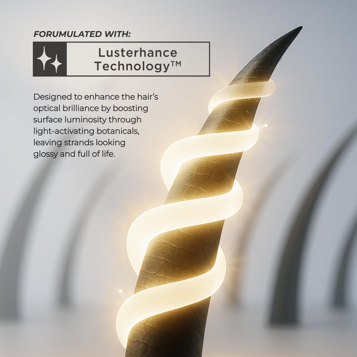 XMONDO Hair Super Gloss Leave-In Conditioning Mist | Weightless Shine & Frizz-Free Finish | Hydrates, Protects from Heat & UV Damage