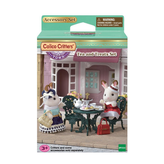 Calico Critters Town Tea and Treats Set - Host Delightful Tea Parties for Your Critters