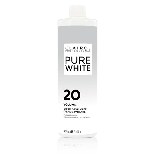Clairol Professional Pure White 20 volume Crème Developer, 16 oz (Pack of 1)