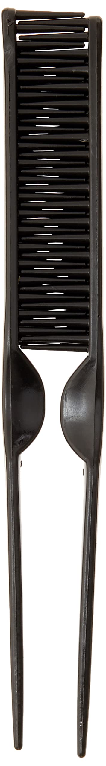 CocoBlack Naturals 3 Row Styling Comb For Detangling, Defining And Separating Curls (Black)