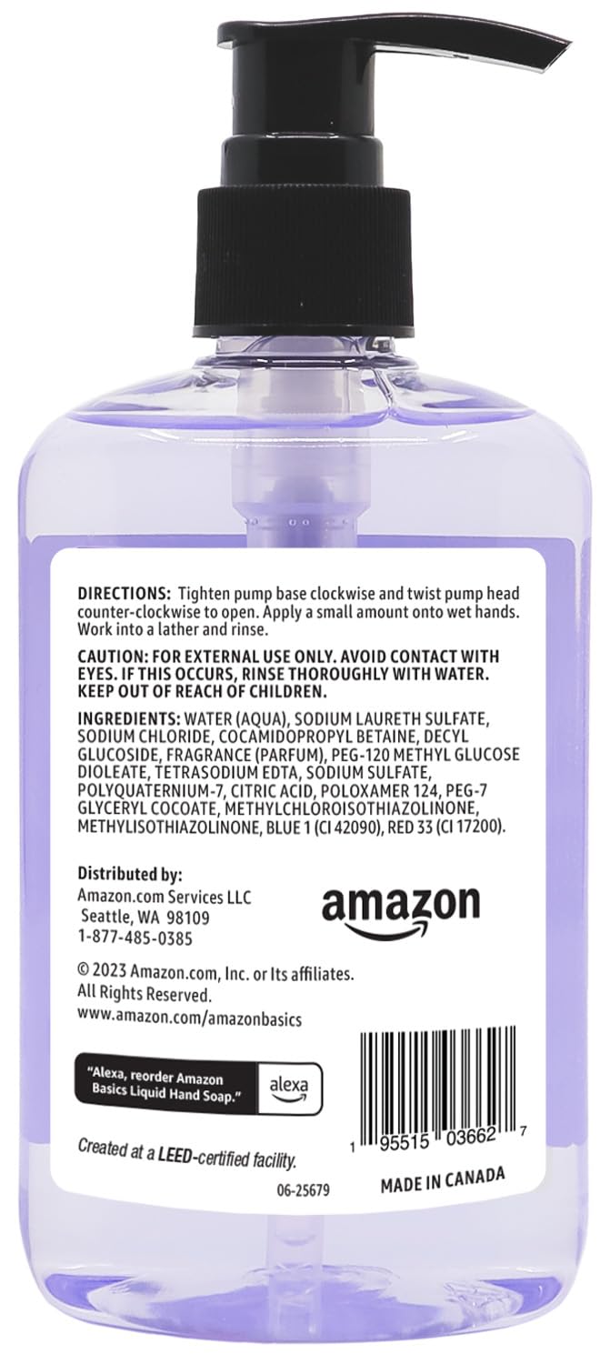 Amazon Basics Original Fresh Liquid Hand Soap, 7.5 Fl Oz (Pack of 6)