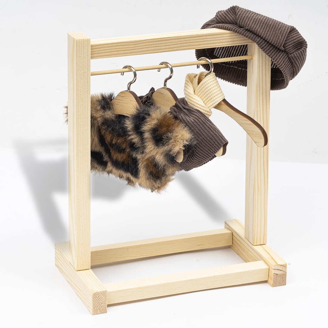 Clothes for Lububu 17cm Dolls(NO Doll) Outfit with Accessories Suit for Lububu Cute Stylish Dress Up Set for lububu Patterned Skirt