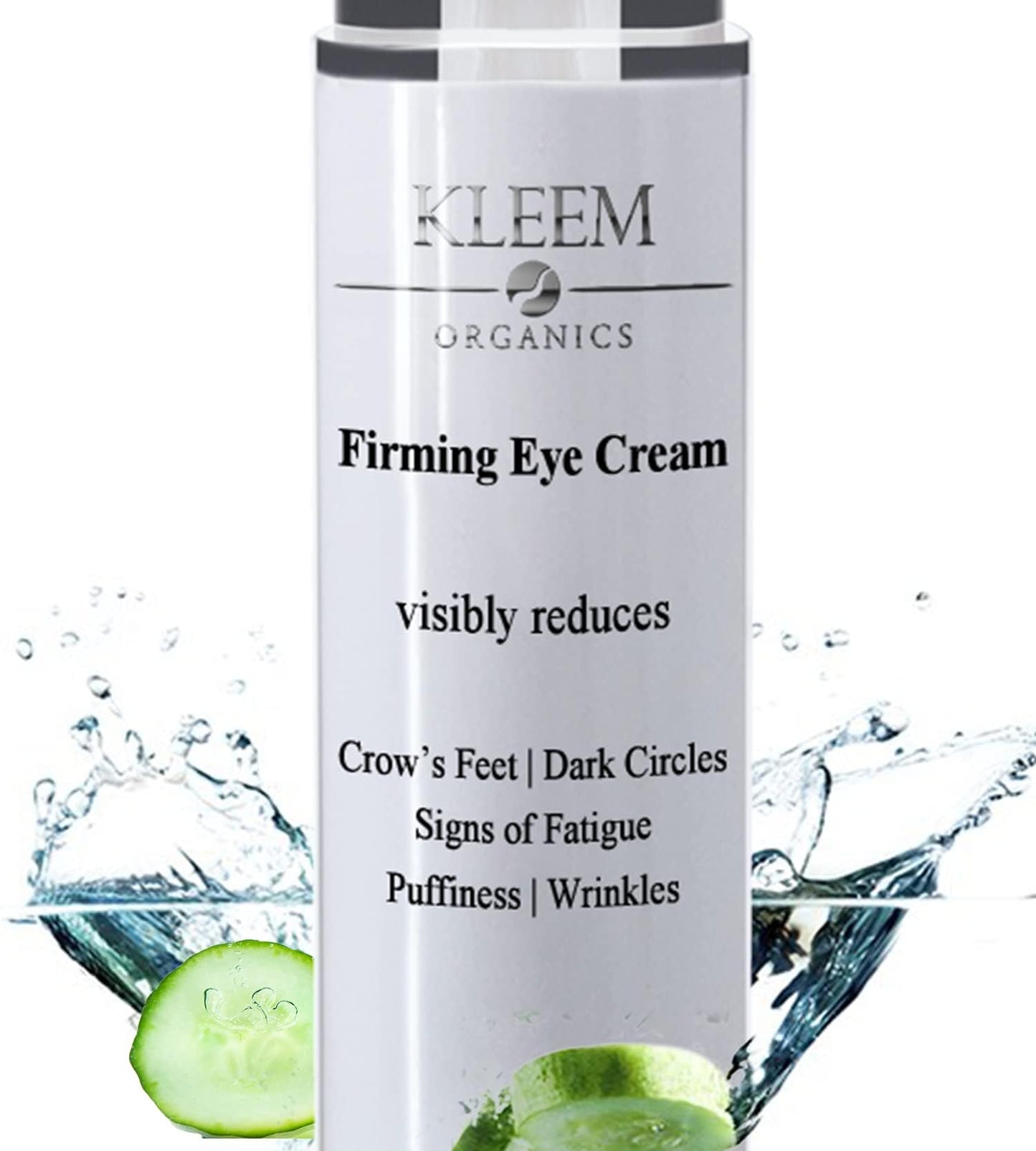Kleem Anti-Aging Eye Cream for Dark Circles, Puffiness & Wrinkles with Peptides, Niacinamide & Hyaluronic Acid, Firming Eye Cream 0.51 Fl Oz