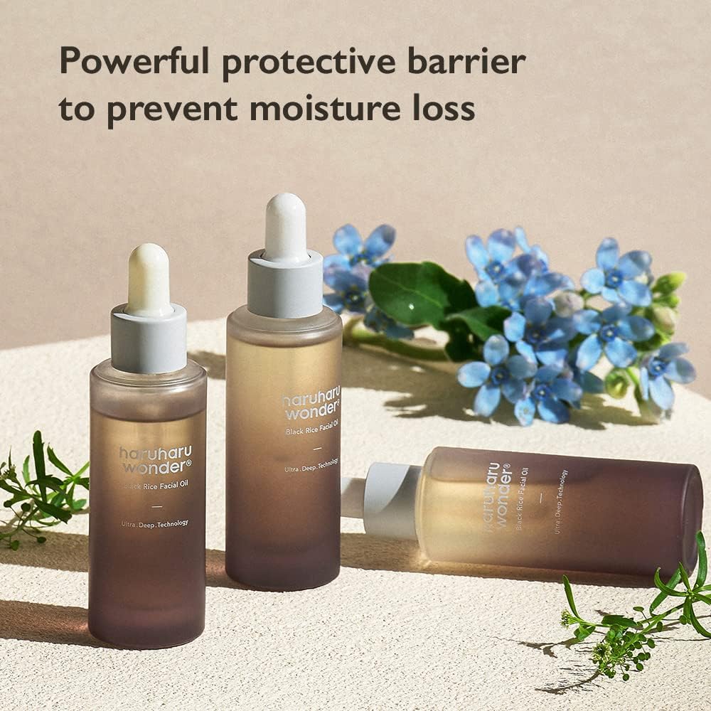 HARUHARU wonder Black Rice Facial Oil 1.01 fl oz (30ml)