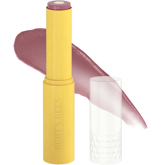 Burt’s Bees Tinted Boosted Balm, Misty Mauve – 24H Hydrating Lip Moisturizer with Natural Beeswax, 100% Natural Origin, Stocking Stuffer, 0.16 oz