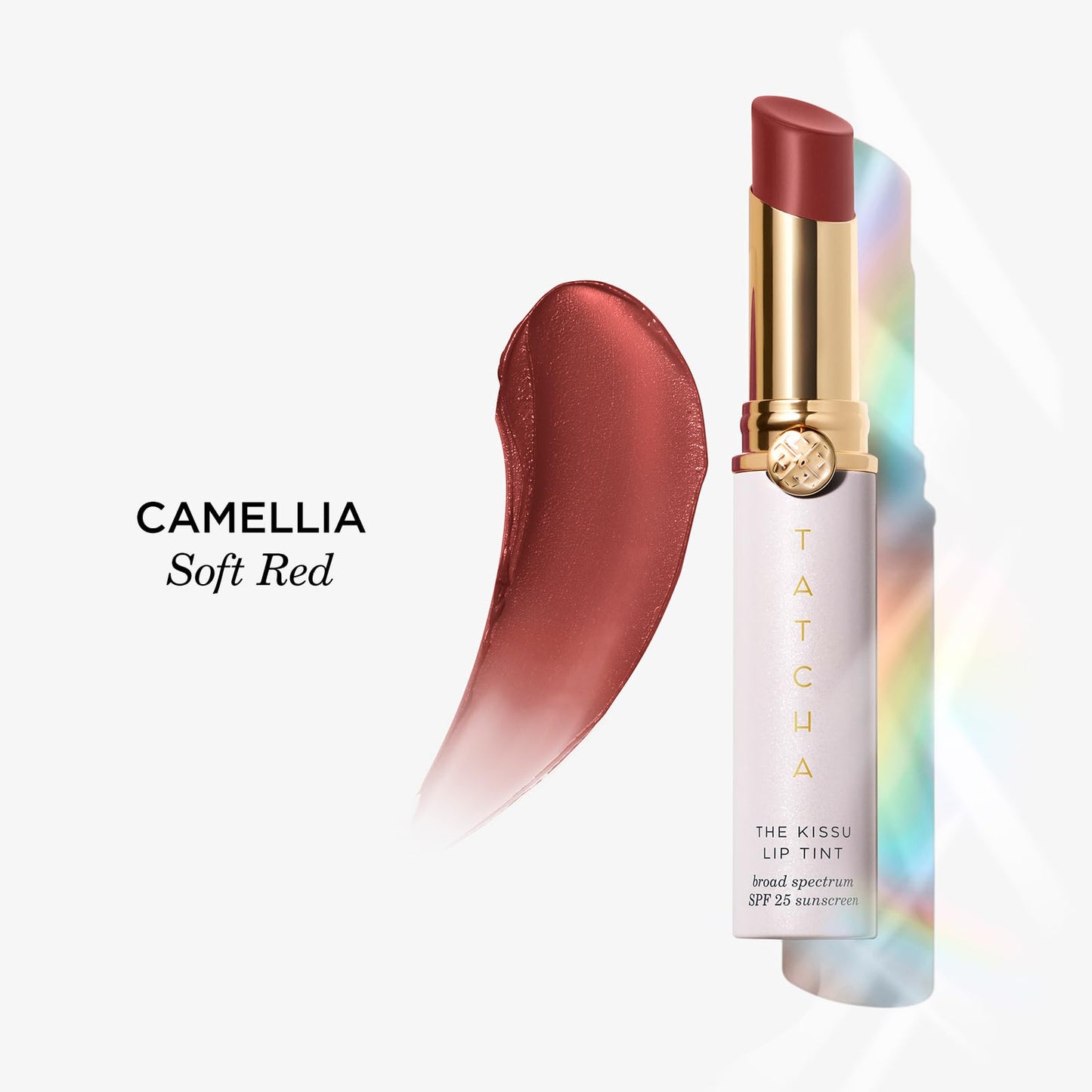 The Kissu Lip Tint SPF 25 - Camellia | Hydrating Tinted Lip Sunscreen. 0.14 oz