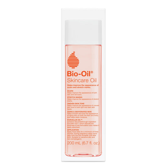 Bio-Oil Skincare Body & Face Oil, Moisturizer for Scars & Stretch Marks, Vitamin A & E, Sensitive Skin, Non-Comedogenic, 6.7 Oz
