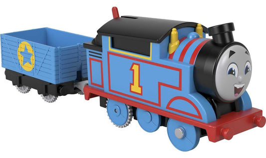 Thomas & Friends Motorized Toy Train Thomas Battery-Powered Engine with Cargo for Pretend Play Preschool Kids Ages 3+ Years
