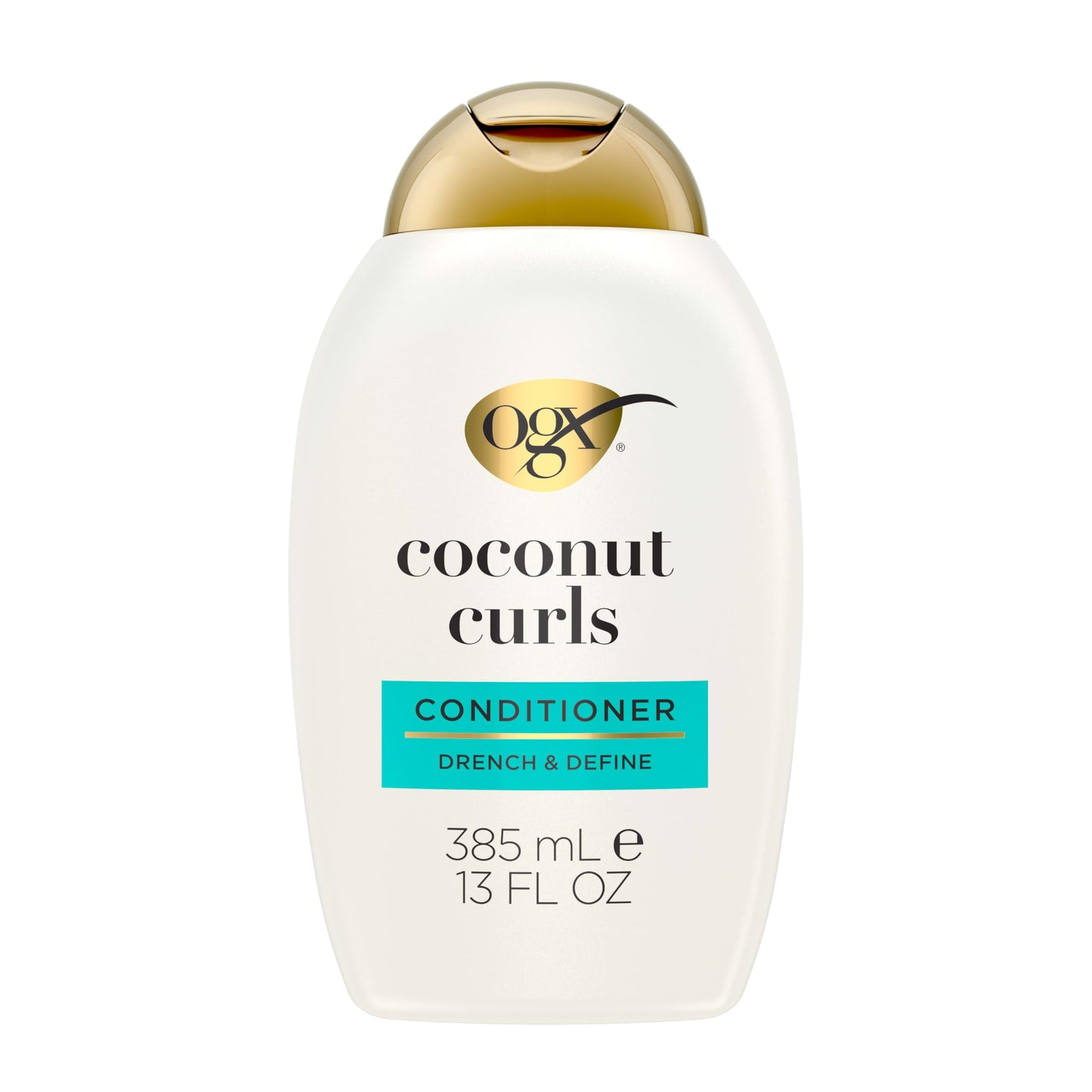 OGX Quenching + Coconut Curls Curl-Defining Conditioner, 13oz | Nourishing Coconut, Citrus Oil & Honey Formula | Paraben & Sulfate-Free