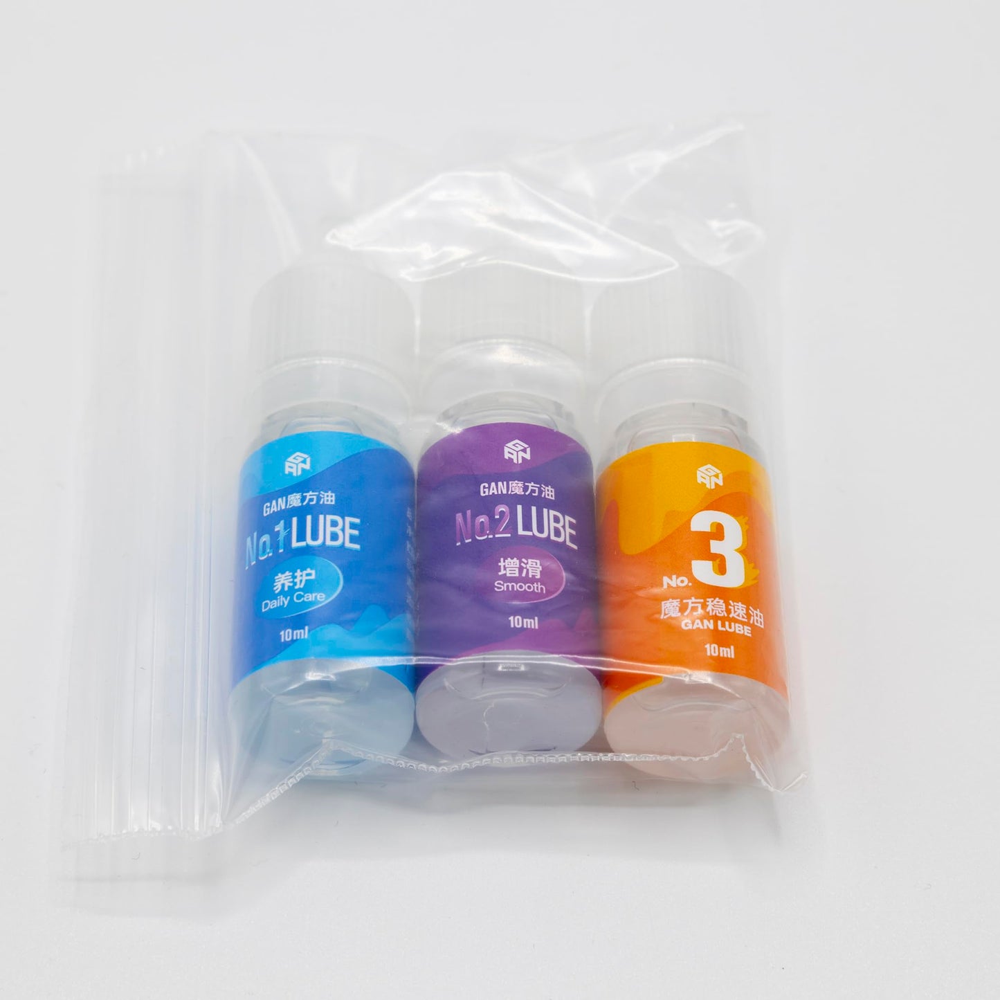 iYallow Speed Cube Lubricant - Rubic Cube Lube for High-Performance & Faster Turns - Set of 3 Daily Care, Smooth & GAN Lube - 10cc