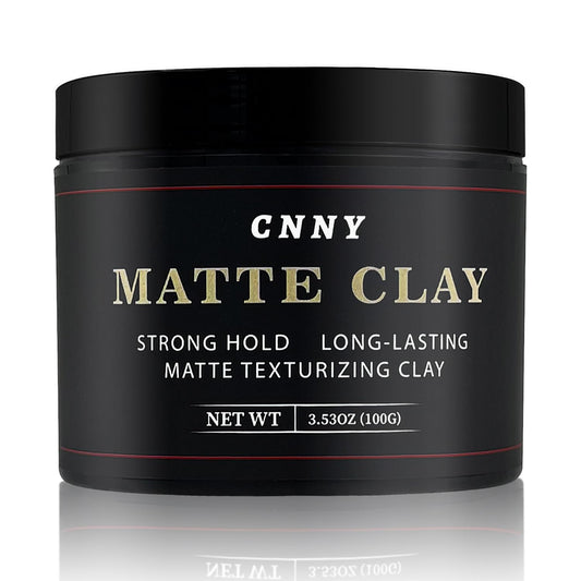CNNY Men's Hair Styling Clay 3.53 oz, Firm Hold, Matte Finish, Hair Clay with Natural Ingredients, Add Volume & Texture, Premium Men’s Hair Type
