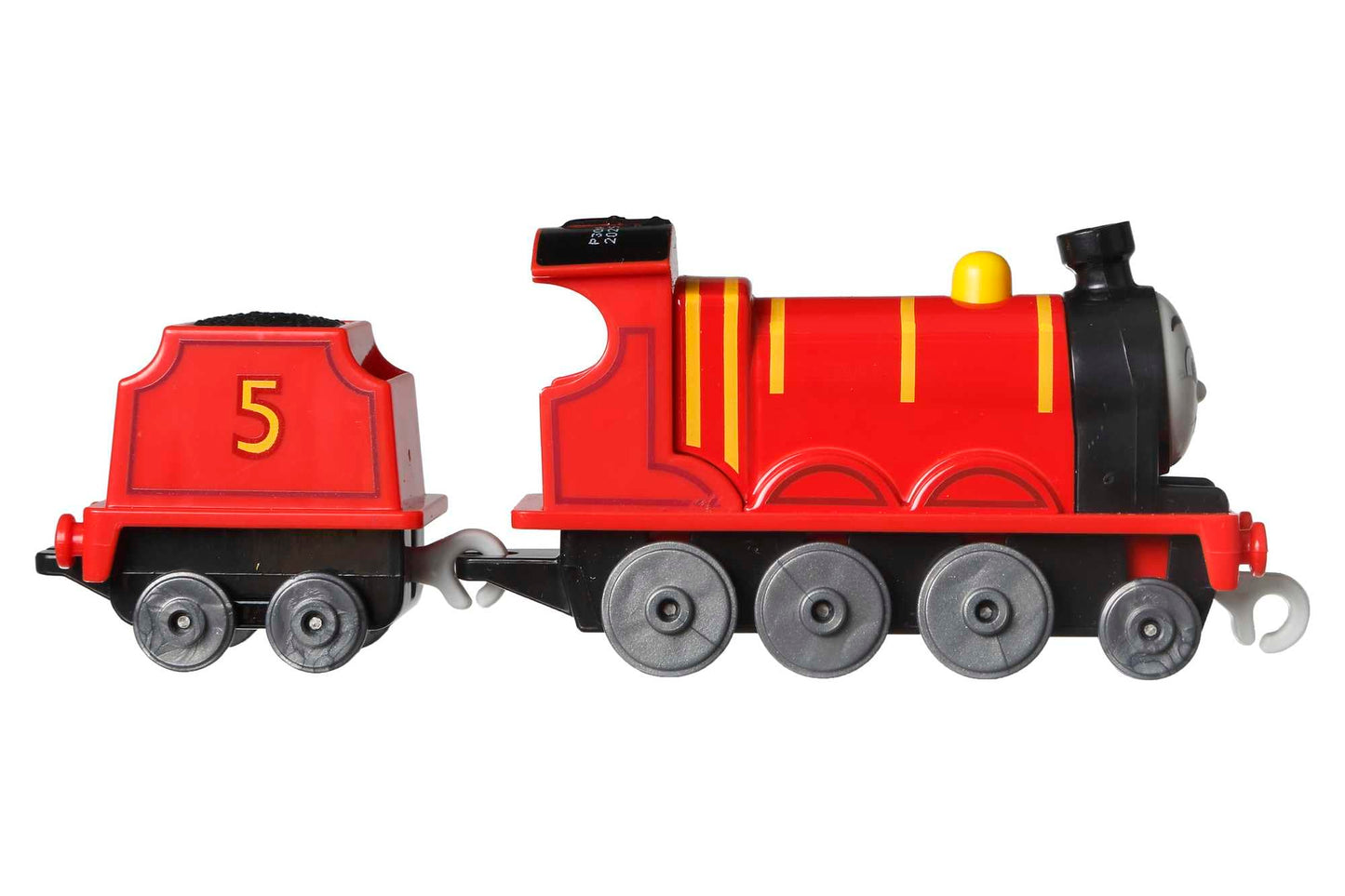 Thomas & Friends Fisher-Price die-cast Push-Along James Toy Train Engine for Preschool Kids Ages 3+