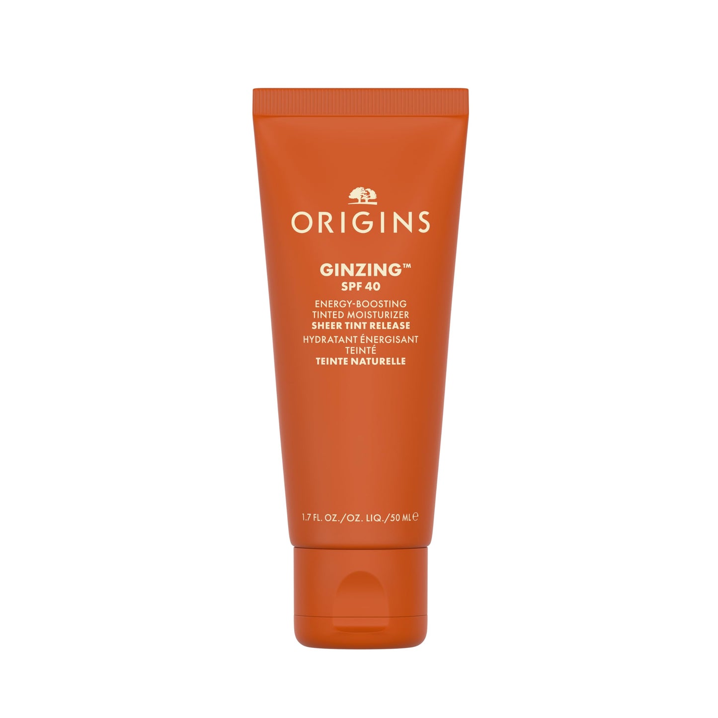 Origins GinZing Energy-Boosting Tinted Moisturizer with SPF 40 | Hydrates & Perfects | Skin Tint with Caffeine and Ginseng, 1.7 Fl Oz
