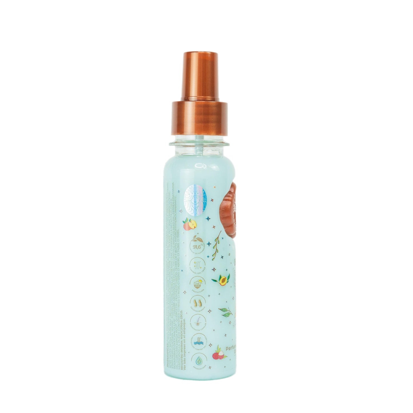 Origen Botánico Perfume Termoprotector para Cabello 120ML | Sin Alcohol, Antifrizz, Desenredante, Protección Solar, Feromonas, Jazmín & Vainilla