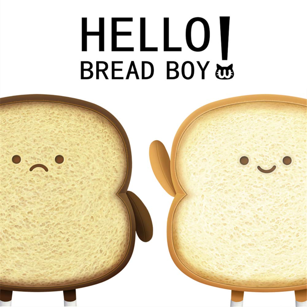 VHYHCY Toast Bread Pillow Funny Food Plush Toy Pillows Small Cute Stuffed Plush Sofa Pillow (Toast Bread,Golden)