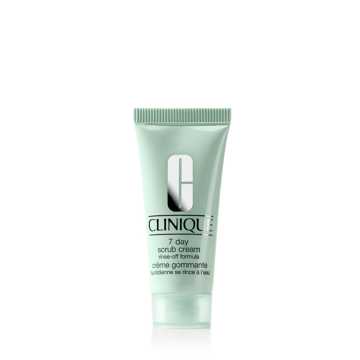 Clinique 7 Day Daily Gentle Face Exfoliator Lightweight Scrub Cream With Silica For All Skin Types, 3.4 Fl Oz