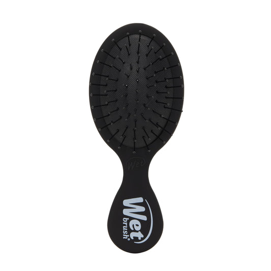 Wet Brush Mini Detangler Hair Brush Black Frost | Travel Size Detangling Brush with Ultra-Soft IntelliFlex Bristles | Pain-Free for All Hair Types