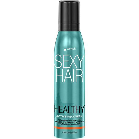 Healthy Active Recovery Repairing Blow Dry Foam, 6.8 Oz | Up to 99% Breakage Reduction | Helps Repair | All Hair Types