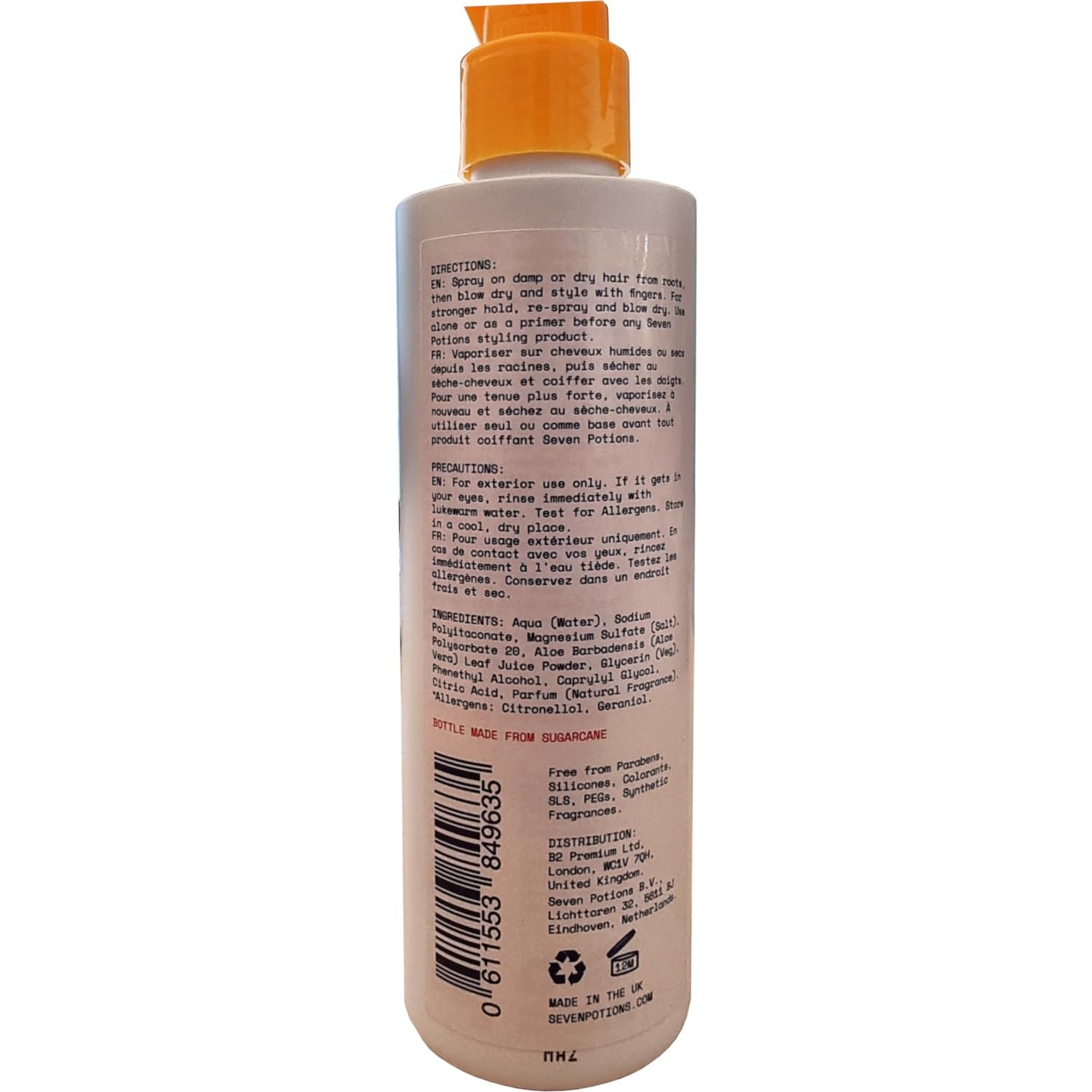 SEVEN POTIONS Salt Spray for Men – Volumizing Texture Spray for Beach Waves & Matte Finish – Quick-Dry, Non-Sticky, Vegan, Cruelty-Free, 6.8 fl oz