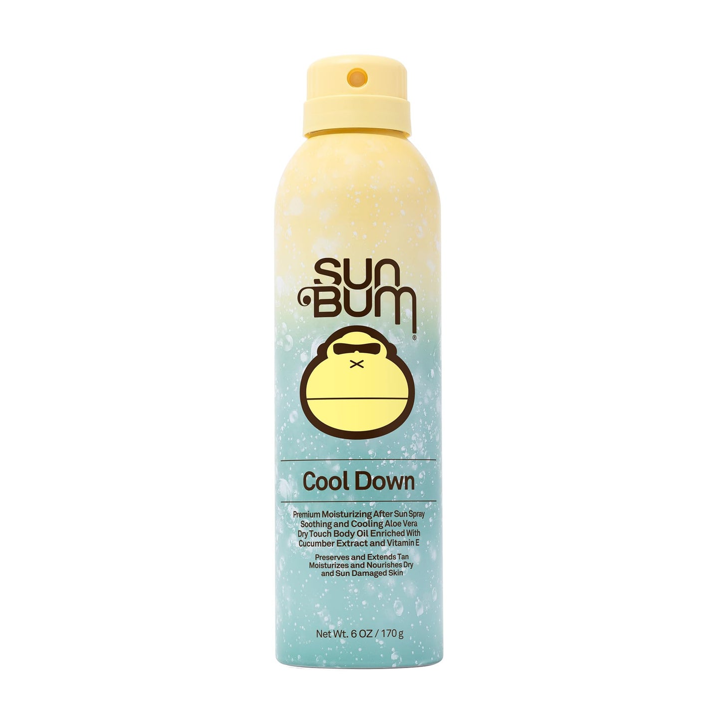 Sun Bum Cool Down Aloe Vera Spray - Vegan After Sun Care to Soothe and Hydrate Sunburn - 6 oz