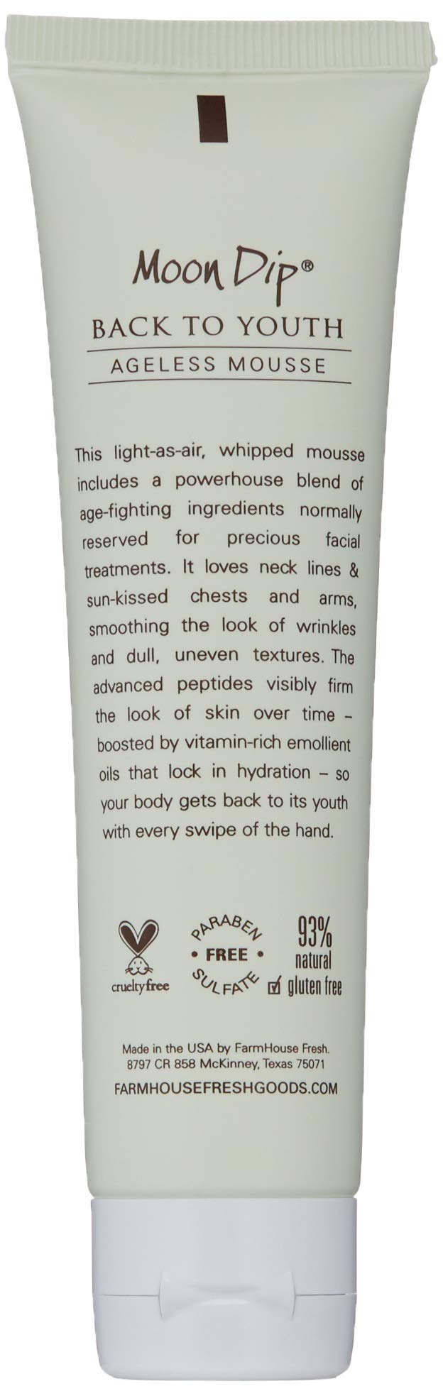 FarmHouse Fresh Moon Dip Back to Youth Ageless Mousse for Hands, Oatmeal, 2 fl. oz.