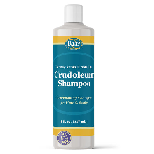 Baar Crudoleum Shampoo, 3-in-1 Pennsylvania Crude Oil Shampoo, 8 Oz.